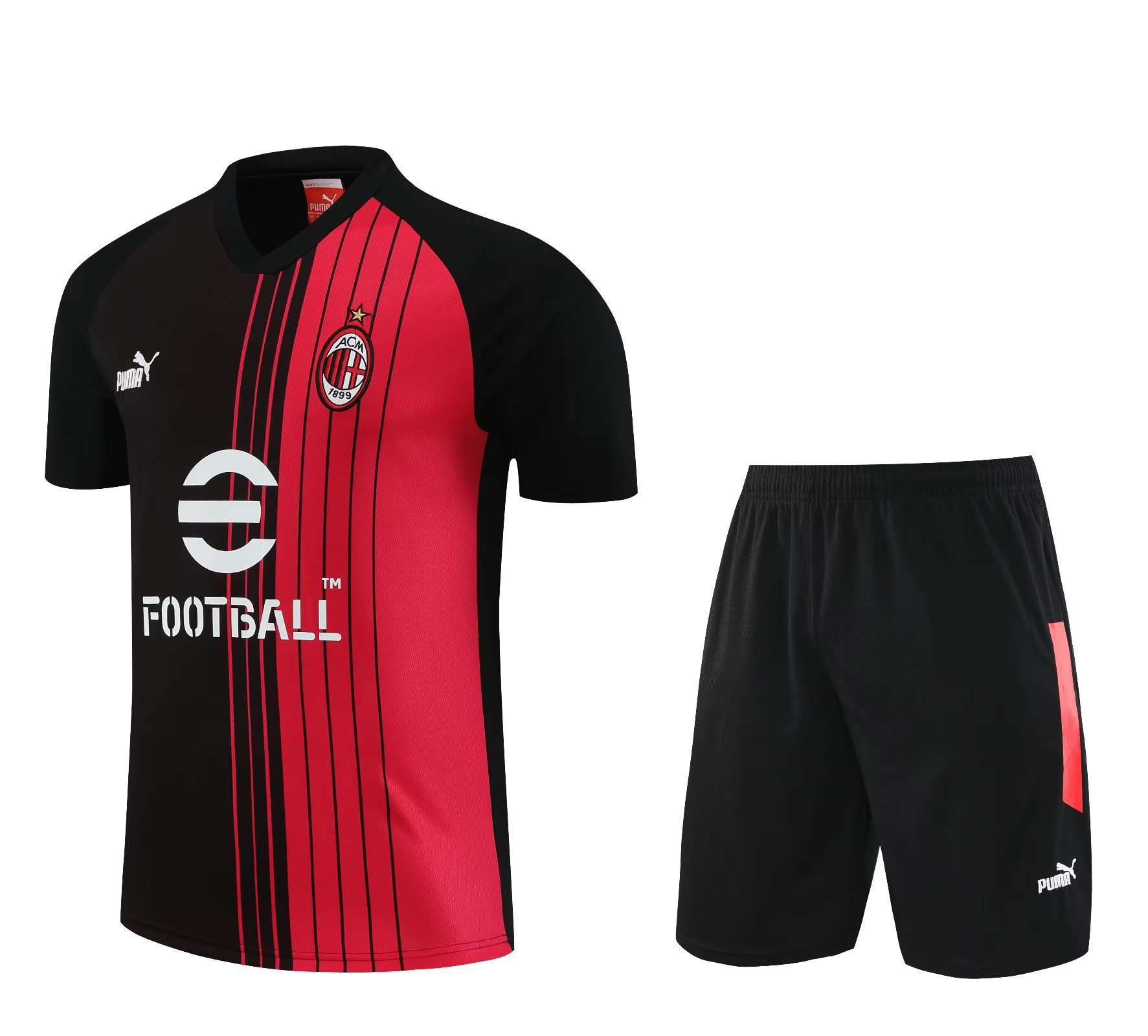 AAA Quality AC Milan 23/24 Black/Red Training Kit Jerseys